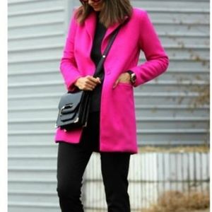 Elorie Polka Dot Mid Coat